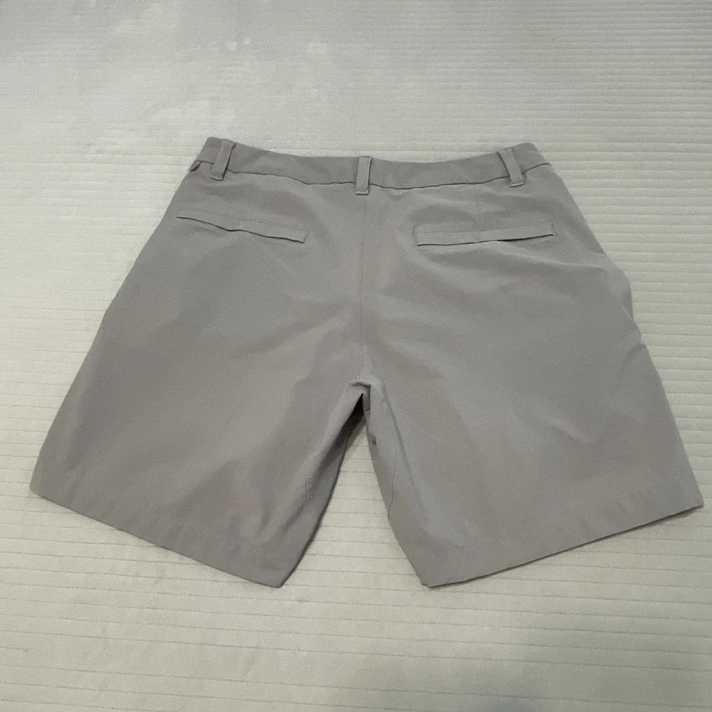 Lululemon Commission Shorts Men 33 Beige Stretch 8